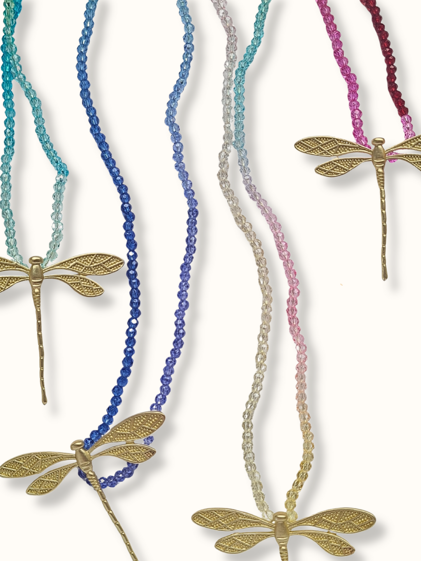 Collana lunga con libellula