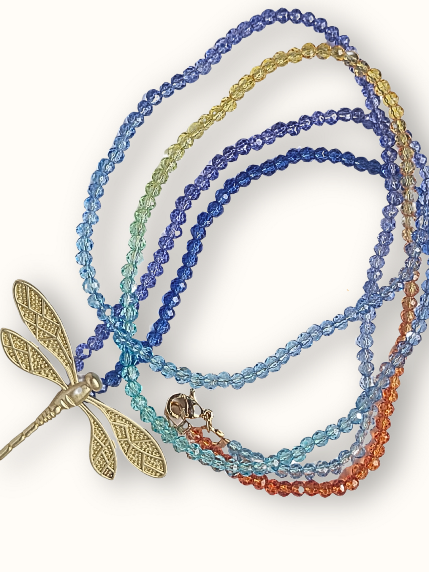 Collana lunga con libellula