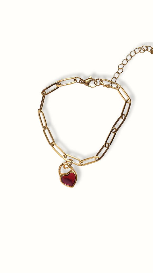 bracciale cuoricino