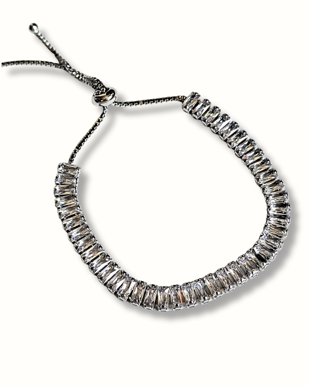 Bracciale tennis con pallina regolabile