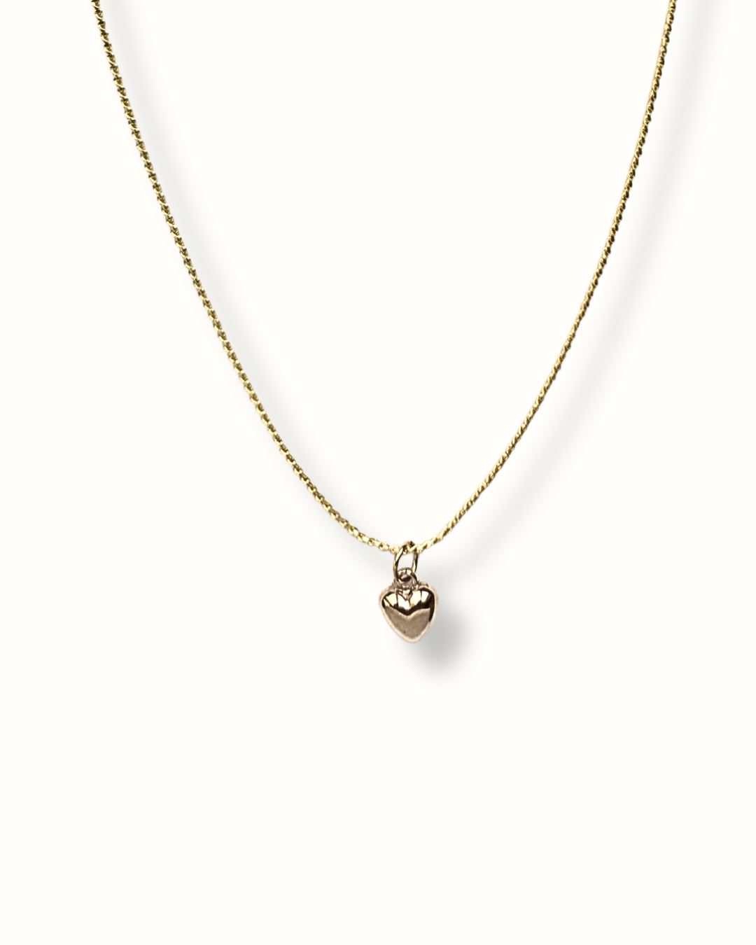 Collana cuoricino bombato